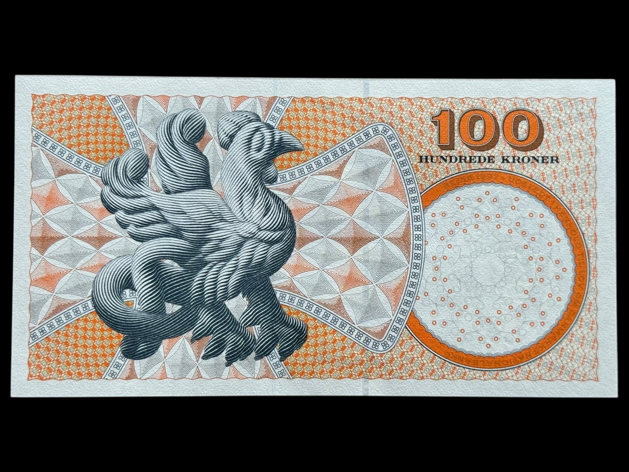 100 kroner 2007 C8, Lars G. Sørensen/Torben Nielsen, Nr. 798744B, Sieg 152, Pick 61, Kva. 0 - Image 2