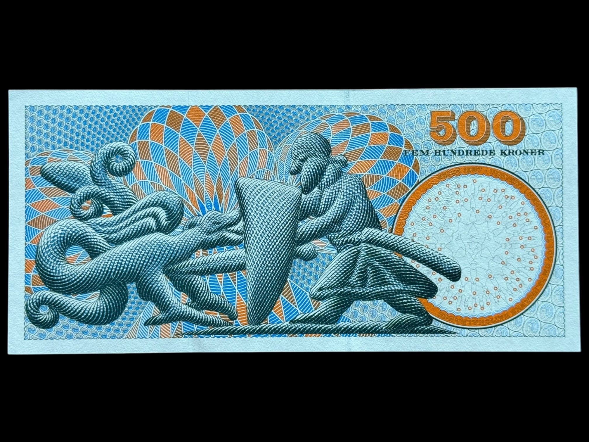 500 kroner 2006 B6, Lars G. Sørensen/Nils Bernstien, Nr. 23709L, Sieg 154, Pick 63, DOP 163, Kva. 0 - Image 2