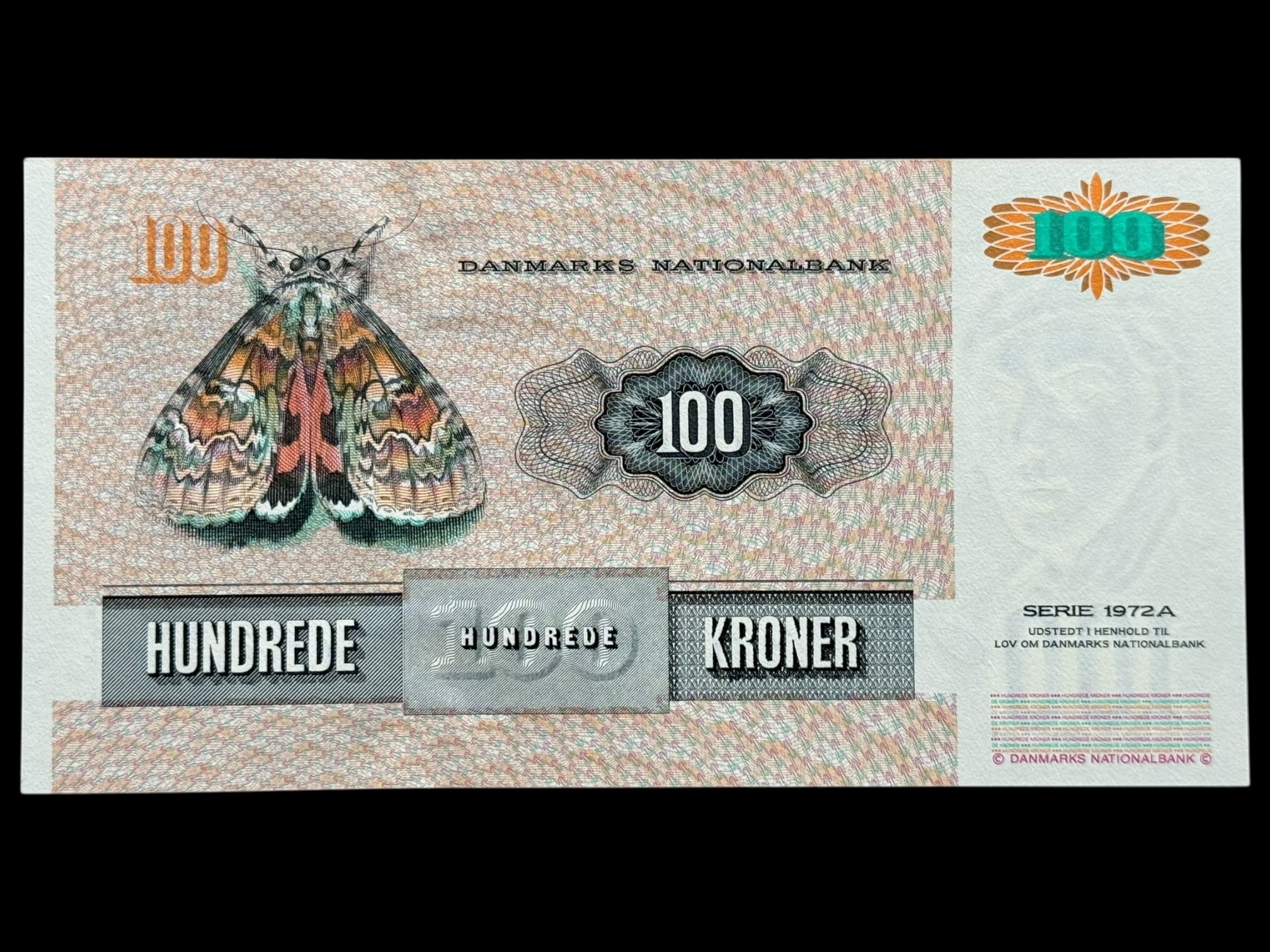 100 kroner 1998 F9, Heering/Bodil Nyboe Andersen, Nr. 752568, Sieg 143, DOP 154, Pick 54, Kva. 0 - Image 2