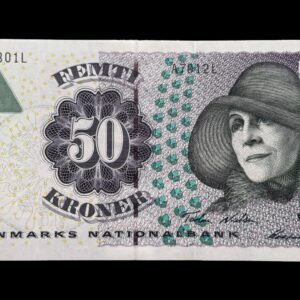 50 kroner 2001 A7, Herring/Torben Nielsen, Nr. 526801L, Sieg 146, DOP 155, Pick 55, Kva. 0