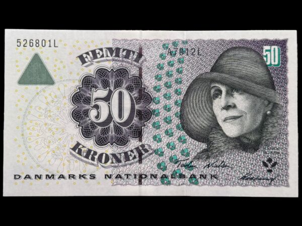 50 kroner 2001 A7, Herring/Torben Nielsen, Nr. 526801L, Sieg 146, DOP 155, Pick 55, Kva. 0