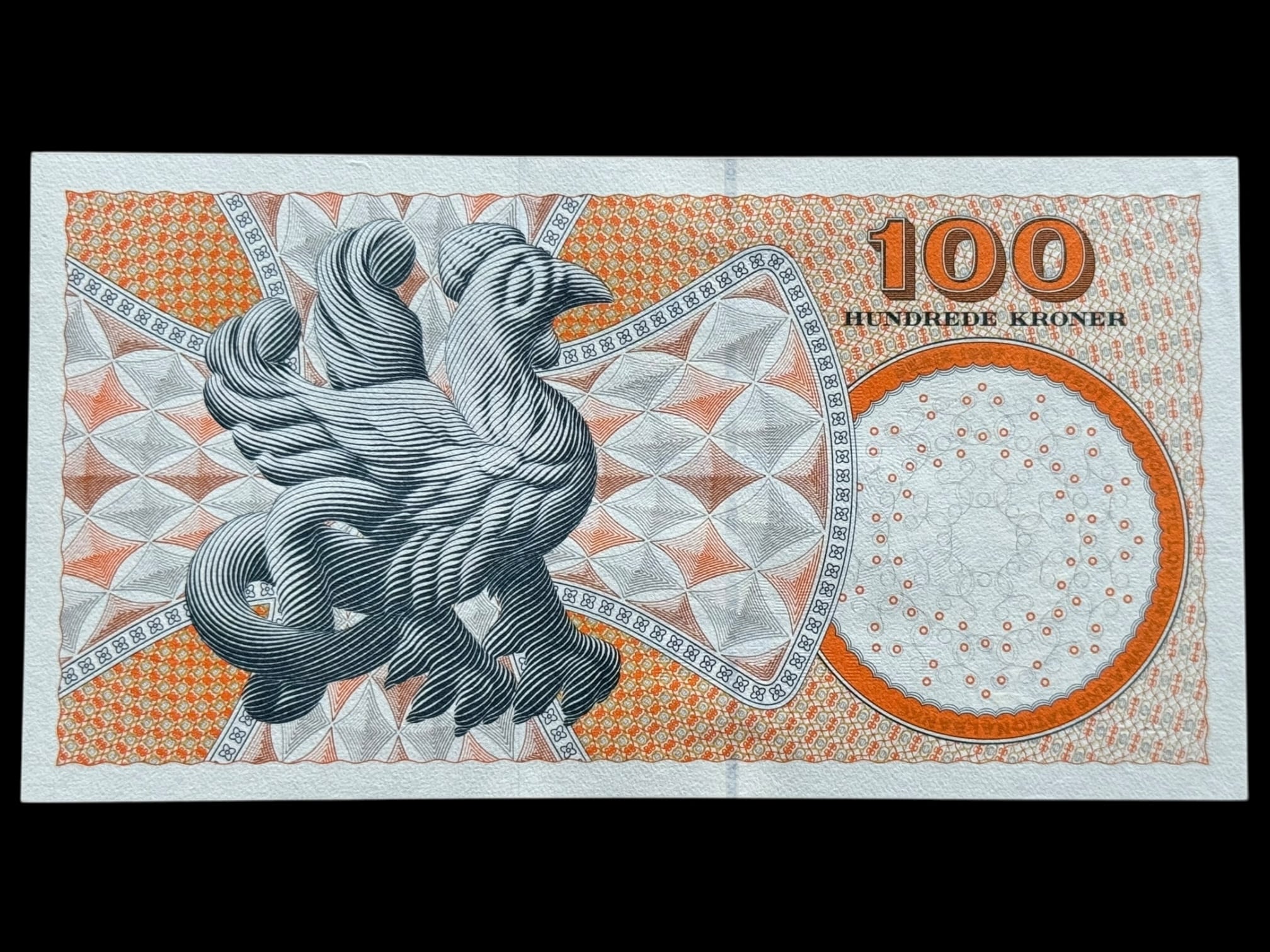 100 kroner 2007 C8, Lars G. Sørensen/Torben Nielsen, Nr. 951284N, Sieg 152, Pick 61, Kva. 0 - Image 2