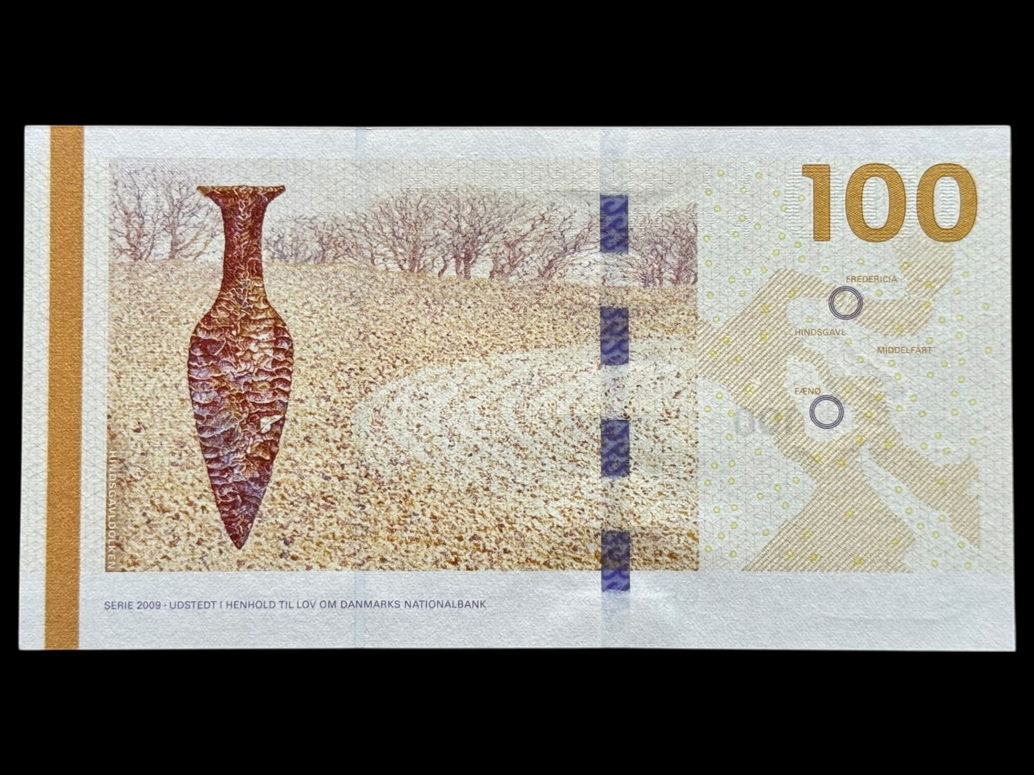100 kroner 2009 A2, Lars G. Sørensen/Nils Bernstein, Nr. 082115L, Sieg 157, Pick 66, Kva. 0 - Image 2
