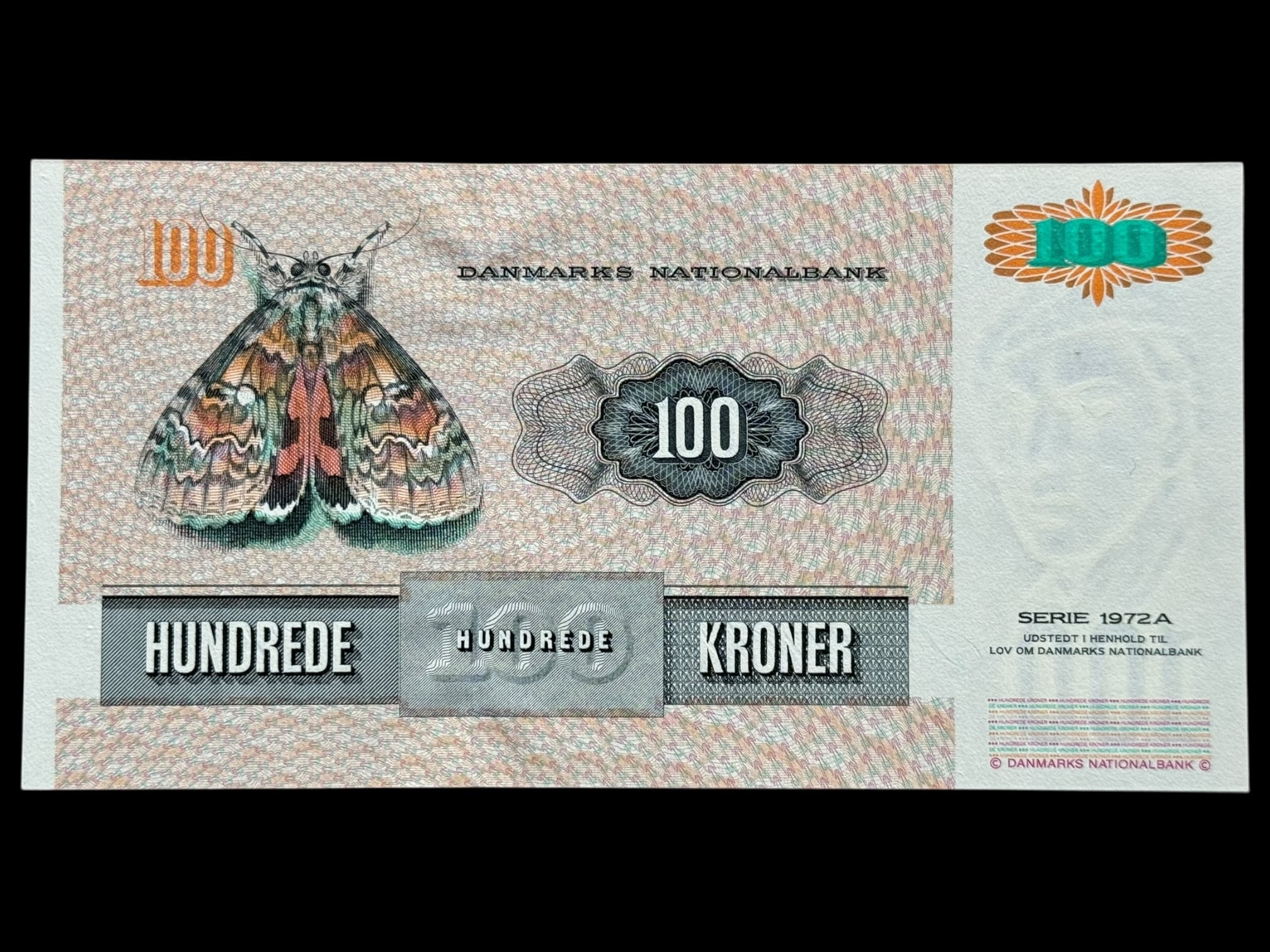 100 kroner 1998 G0, Heering/Torben Nielsen, Nr. 371865A, Sieg 143, DOP 154, Pick 54, Kva. 0 - Image 2
