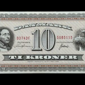 10 kroner 1974 D3, Valuer/Svend Andersen, Nr. 5065115, Sieg 133, DOP 142, Pick 44, Kva. 0