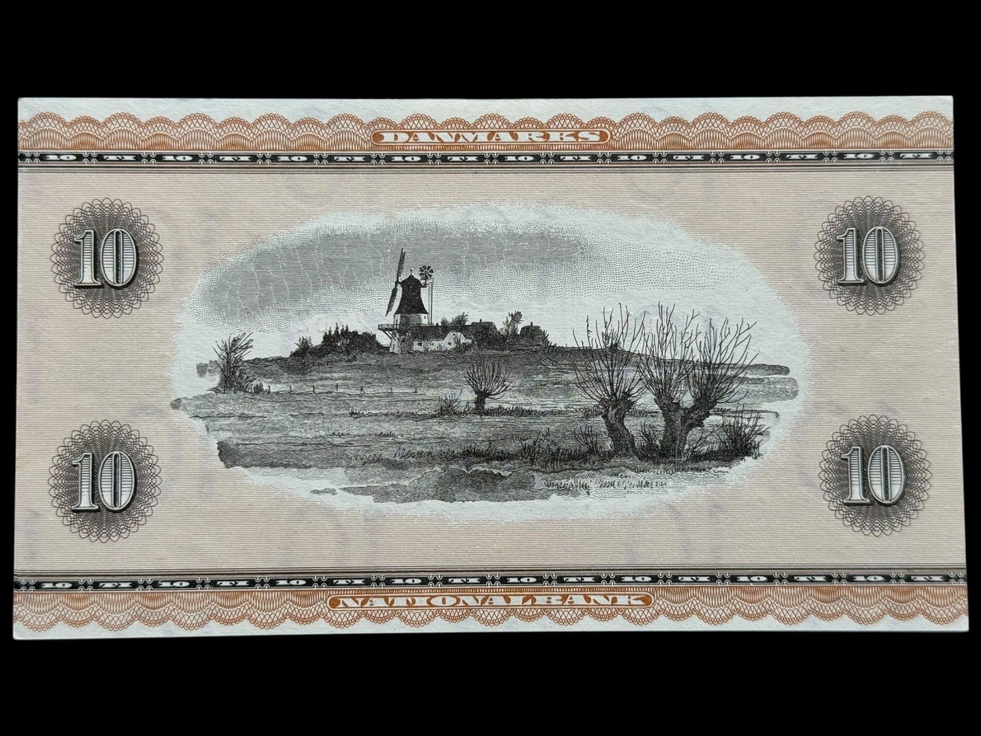 10 kroner 1966 K1, Riim/Hoffmeyer, Nr. 2262512, Sieg 133, DOP 142, Pick 44, Kva. 0-01 - Image 2