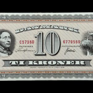 10 kroner 1973 C5, Valuer/Svend Andersen, Nr. 6779569, Sieg 133, DOP 142, Pick 44, Kva. 0-01