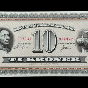 10 kroner 1973 C7, Valuer/Svend Andersen, Nr. 9699923, Sieg 133, DOP 142, Pick 44, Kva. 0-01