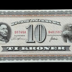 10 kroner 1974 D0, Valuer/Svend Andersen, Nr. 9481567, Sieg 133, DOP 142, Pick 44, Kva. 0-01