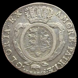 1769, 1/2 speciedaler, Rethwisch, Chr.VII, Sieg 33, Hede 9A, Kva. 1-1+