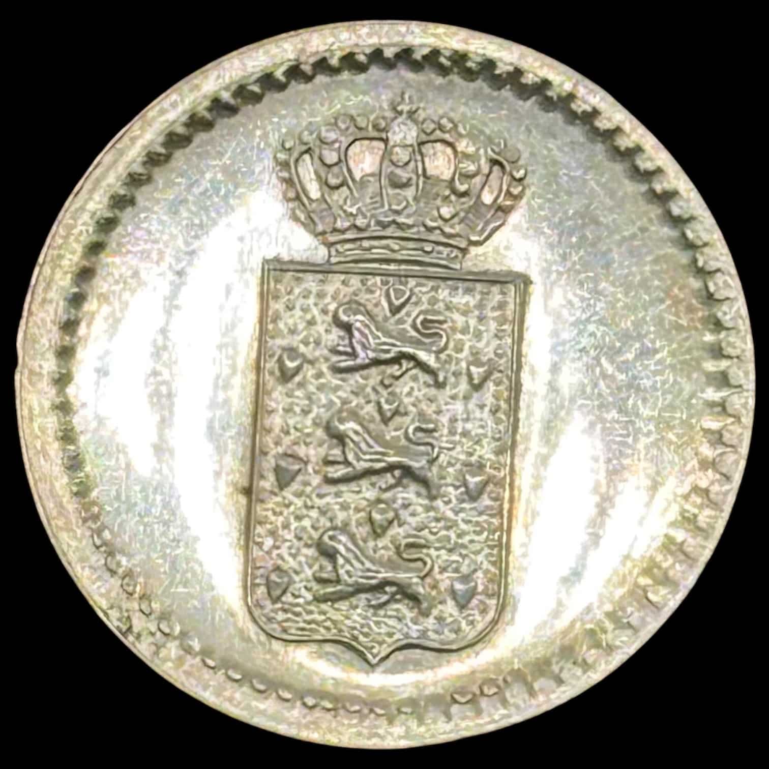 Dansk Vestindien, 10 skilling 1845, Sieg 12.2, Hede 14, KM 16, Kva. 0-M "Medaljepræg" - Image 2