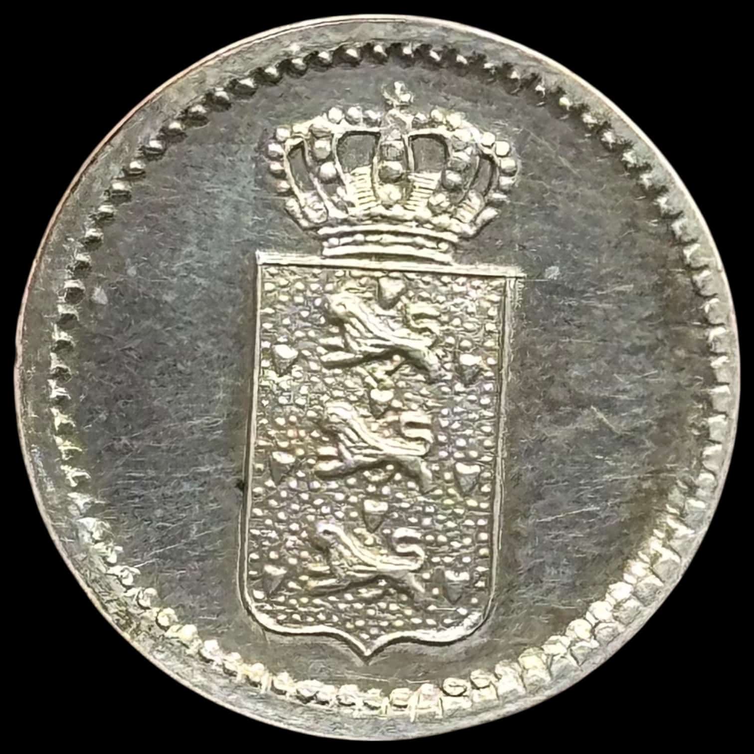 Dansk Vestindien, 10 skilling 1845, Sieg 12.2, Hede 14, KM 16, Kva. 0-M "Medaljepræg" - Image 4