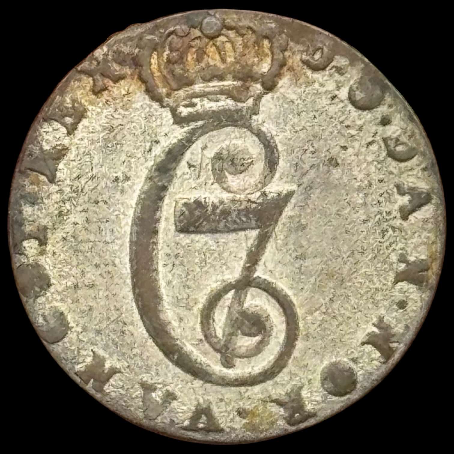 Dansk Vestindien, 6 skilling 1767, Sieg 8, Hede 9, KM 11, Kva. 1+ - Image 2