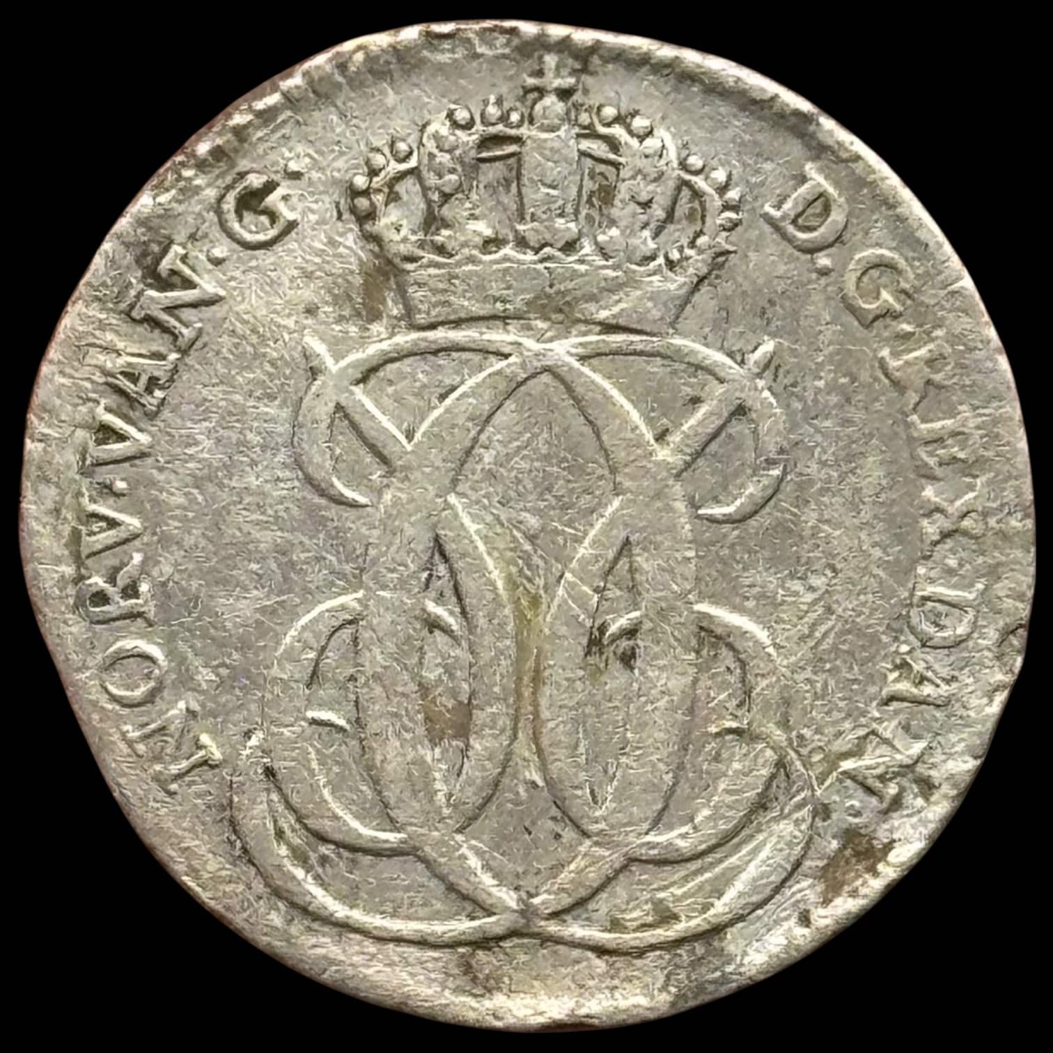 Dansk Vestindien, 12 skilling 1740, Chr.VI, Sieg 3, Hede 1, KM 4, Kva. 1 - Image 2