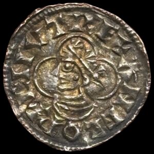 1018-1035, Penning / Penny, Knud den Store "The Great", Quatrefoil, Kva. 01, AU
