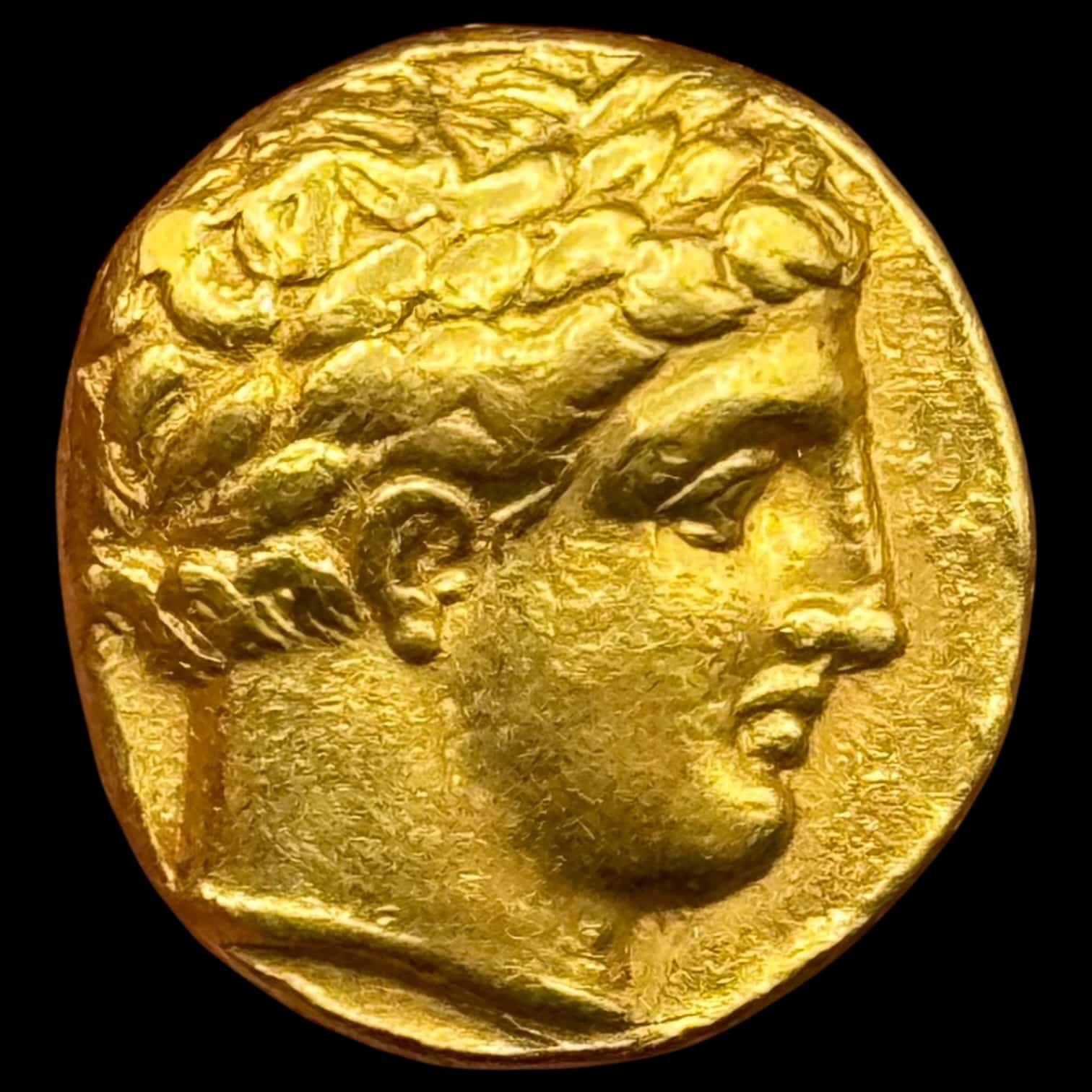 Kongeriget af Makedonien, Philip II, 359-336 BC. Gold Stater, minted at Pella, c. 340-328 BC, SNG ANS 268, Kva. 1+-01 - Image 2