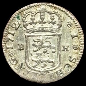 1712, 1 skilling, Slesvig, Karl Frederik, Sieg 4.3, Lange 470, JS 3610, Kva. 01