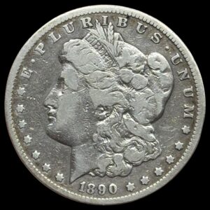 USA, Morgan Dollar 1890 CC "Carson City", KM 110, Kva. 1-1+