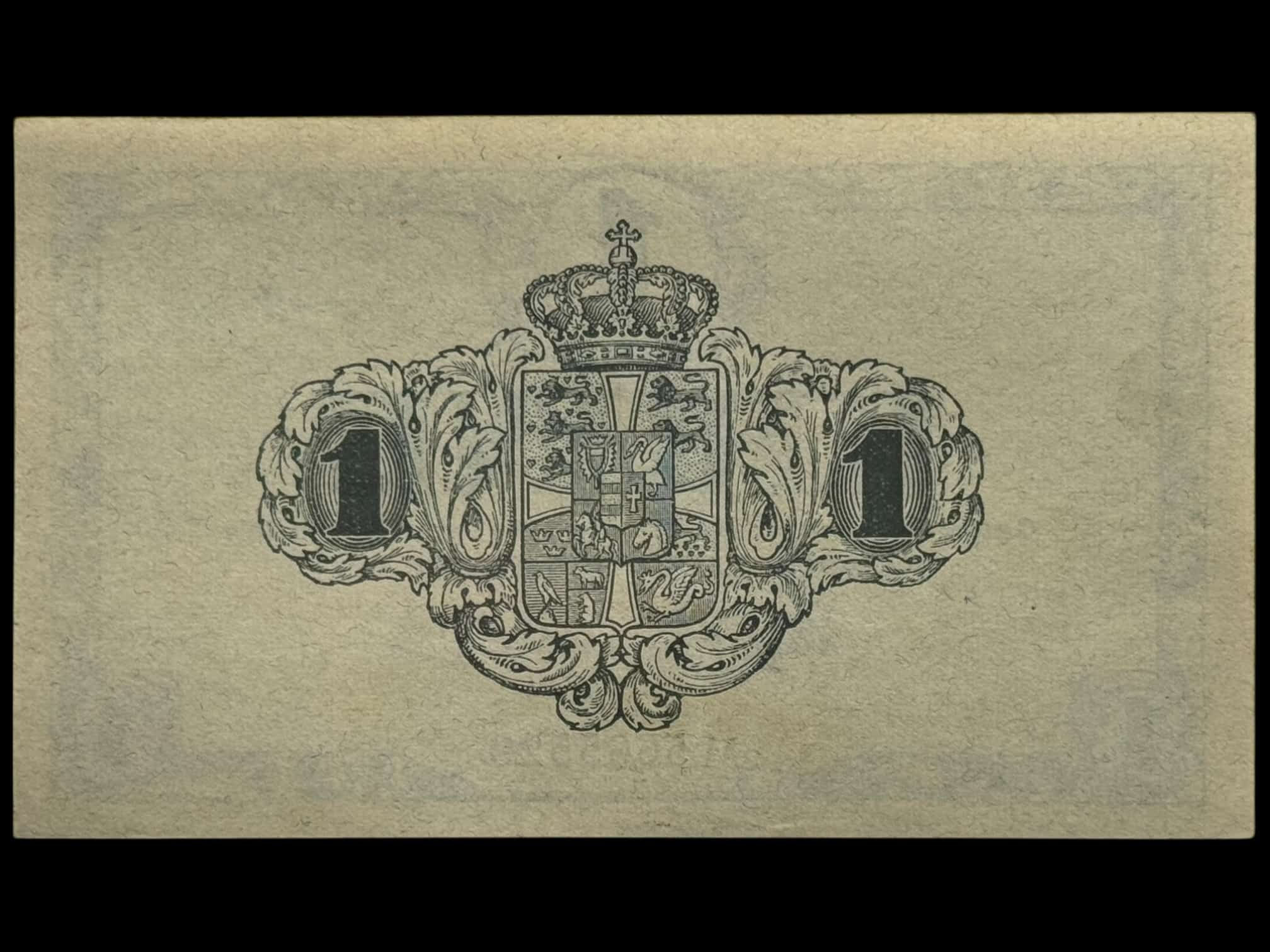 1 krone 1921 2M, V.Lange/Recke, Nr. 5665529, Sieg 117, DOP 112, Pick 12 Kva. 0 - Image 2