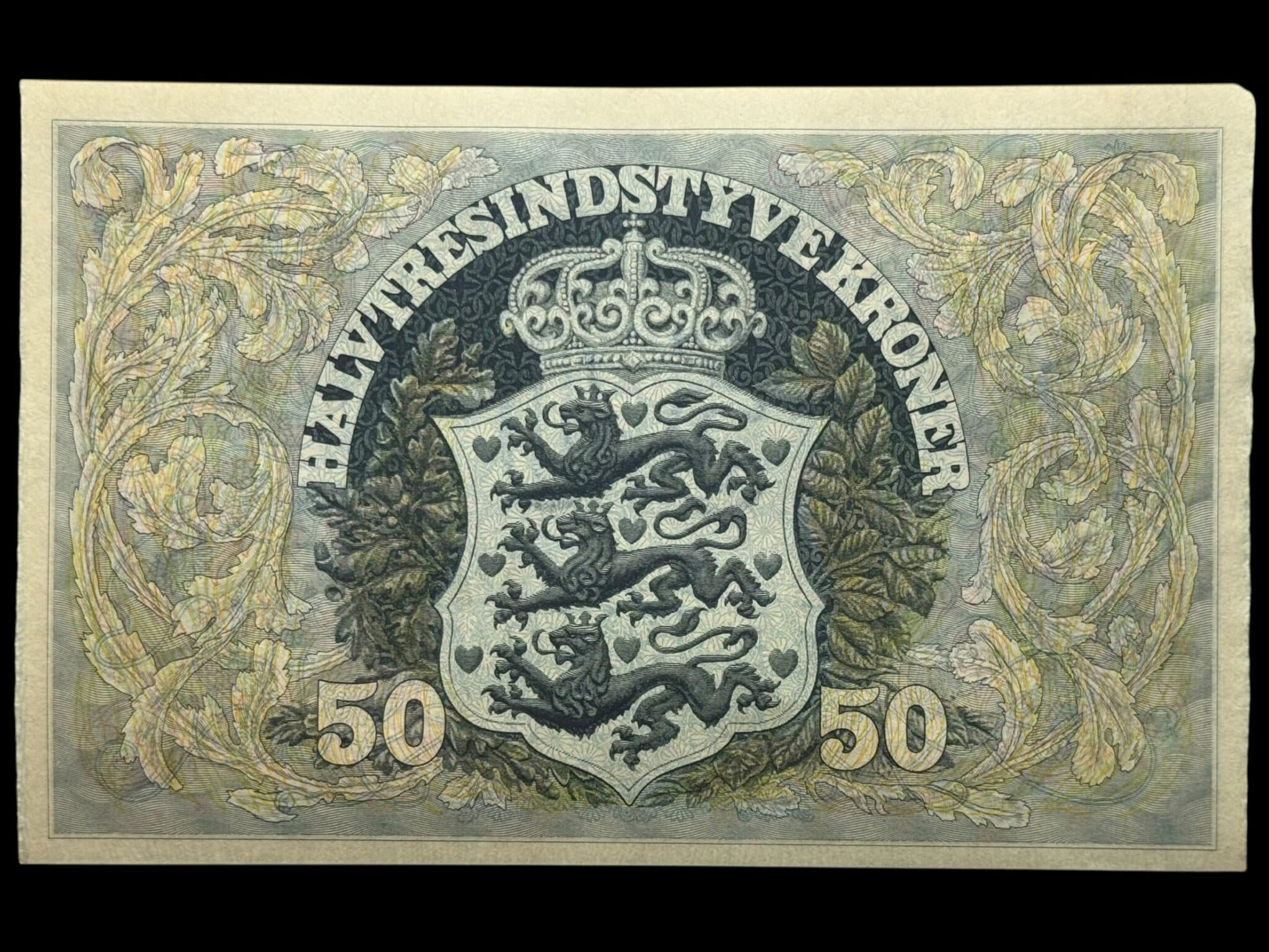 50 kroner 1942 C, Svendsen/Neergaard, Nr. 7756767, Sieg 108, DOP 125, Pick 32, Kva. 0 - Image 2