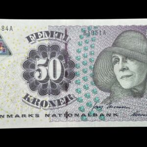50 kroner 2005 B1, Heering/Jens Thomsen, Nr. 069082A-85A, Sieg 146, DOP 155, Pick 55, Kva. 0 "Modelfoto"