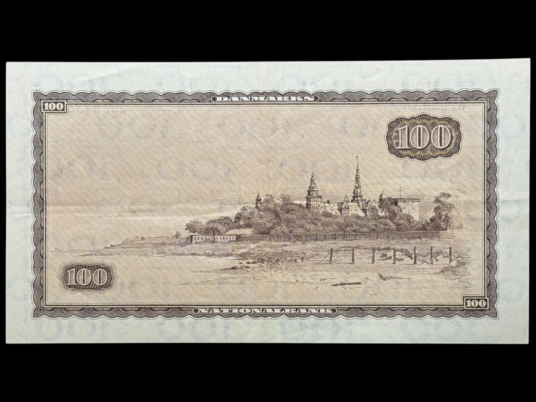 100 kroner 1965 A7 0J, Riim/Svend Andersen, Nr. 2986786, Sieg 137, DOP 146, Pick 46, Kva. 1+-01 - Image 2
