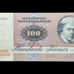 100 kroner 1983 C4, Billestrup/O. Thomasen, Nr. 9161585, Sieg 142, DOP 151, Pick 51, Kva. 0