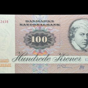 100 kroner 1993 E3, Herly/O. Thomasen, Nr. 6902459, Sieg 142, DOP 151, Pick 51, Kva. 0