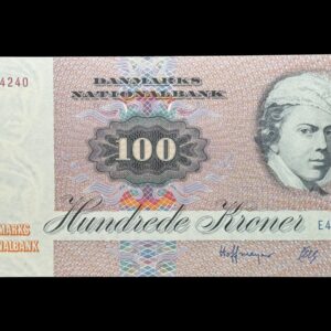 100 kroner 1993 E4, Herly/Hoffmeyer, Nr. 3504240, Sieg 142, DOP 151, Pick 51, Kva. 0