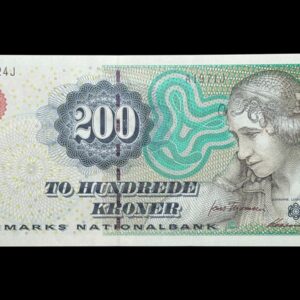 200 kroner 1997 A1, Heering/Jens Thomsen, Nr. 225224J, Sieg 148, Pick 57, Kva. 0