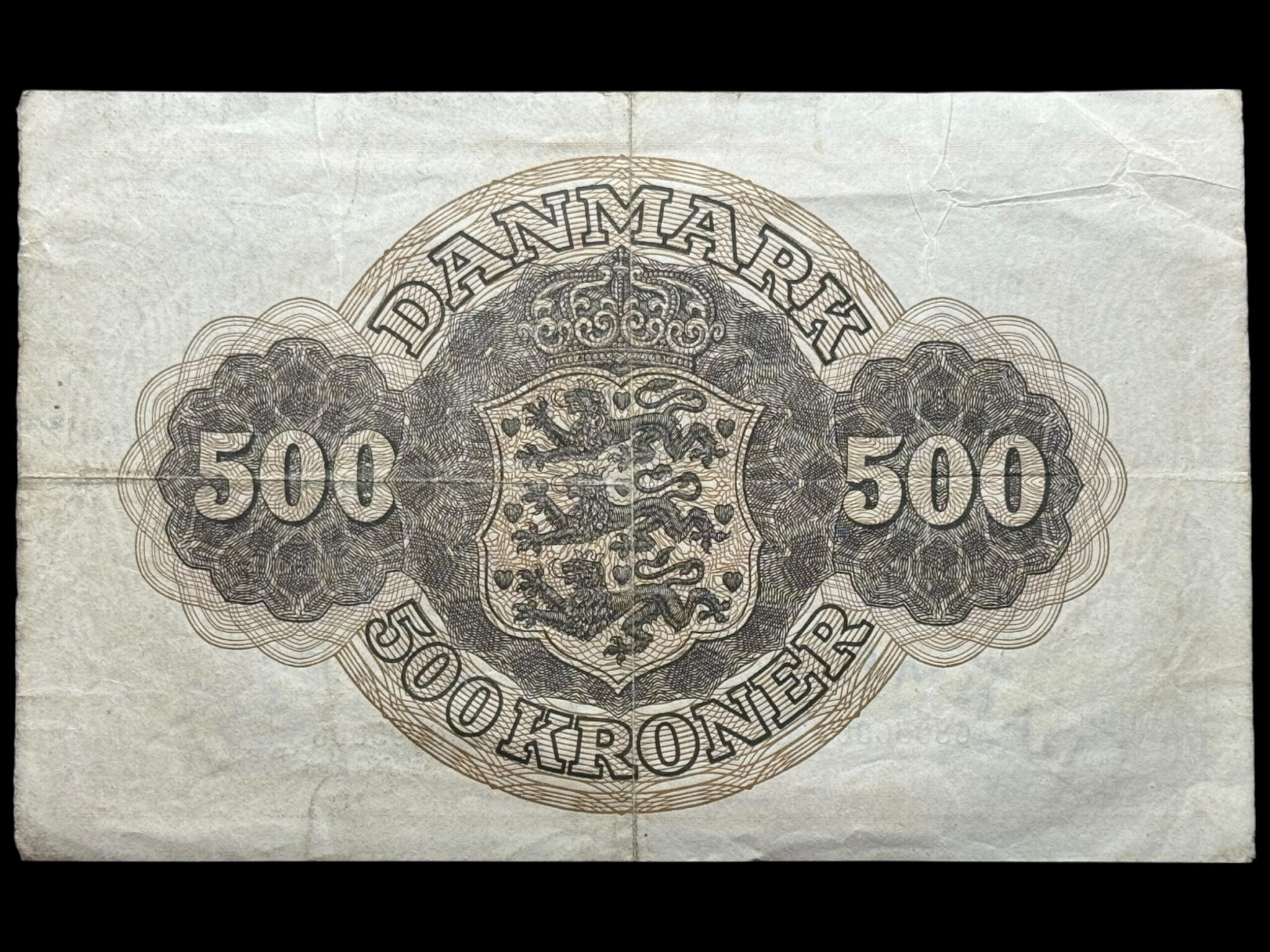 500 kroner 1962 d, Riim/A. Hansen, Nr. 6895606, Sieg 127, DOP 136, Pick 41, Kva. 1-1+ - Image 2