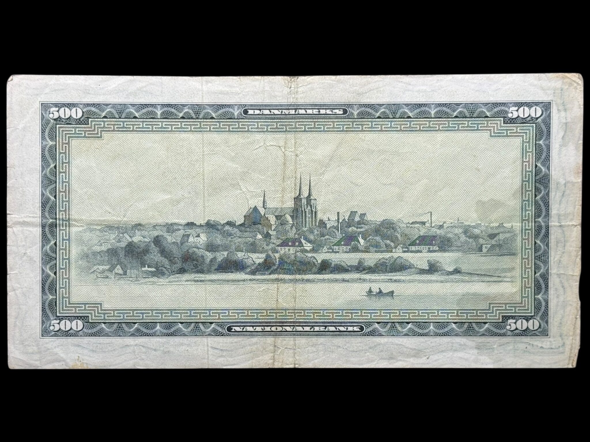 500 kroner 1965 A0, Riim/Sunesen, Nr. 4341094, Sieg 138, DOP 147, Pick 47, Kva. 1-1+ - Image 2