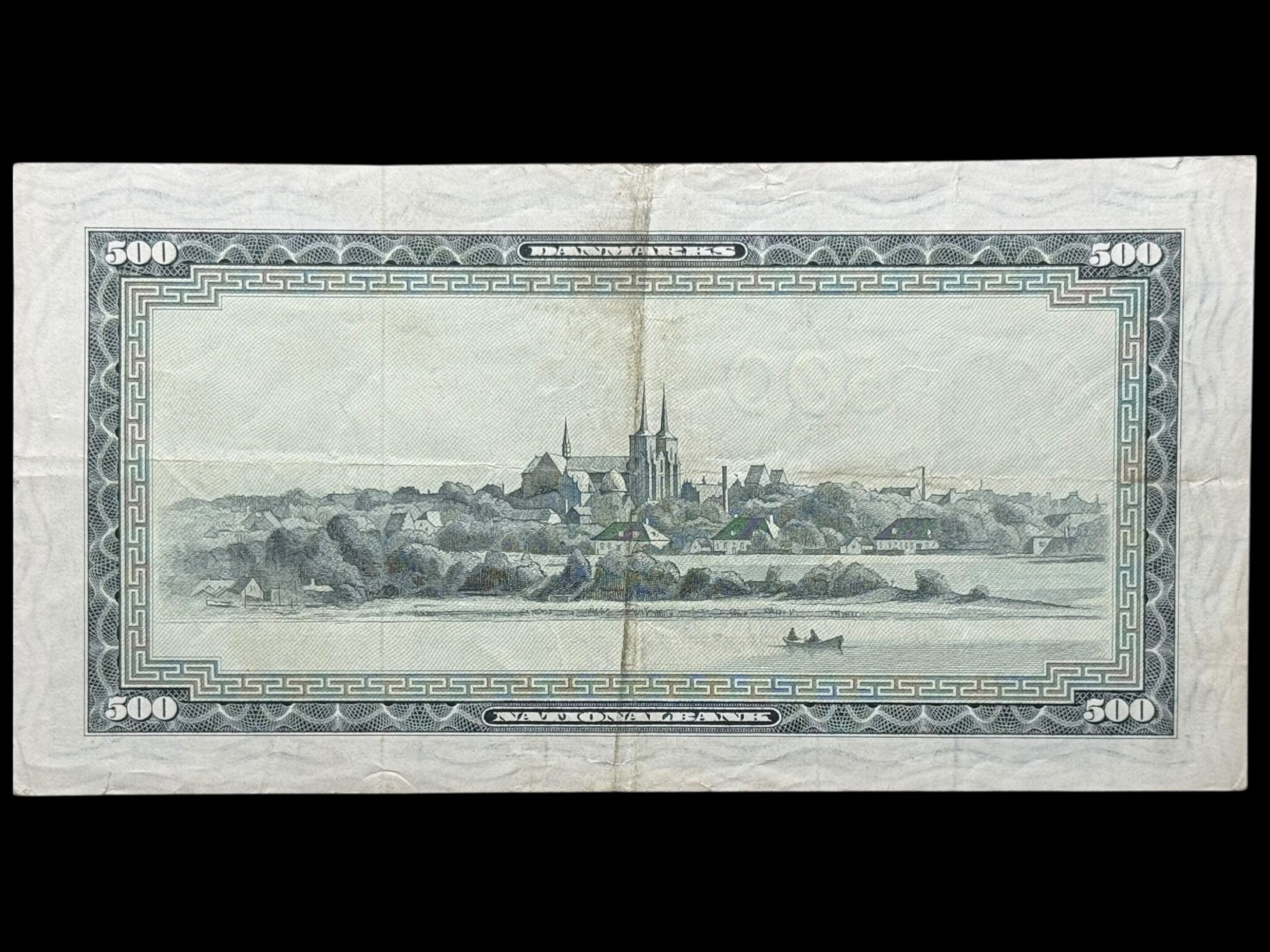 500 kroner 1967 A0, Riim/Sunesen, Nr. 7686207, Sieg 138, DOP 147, Pick 47, Kva. 1-1+ - Image 2