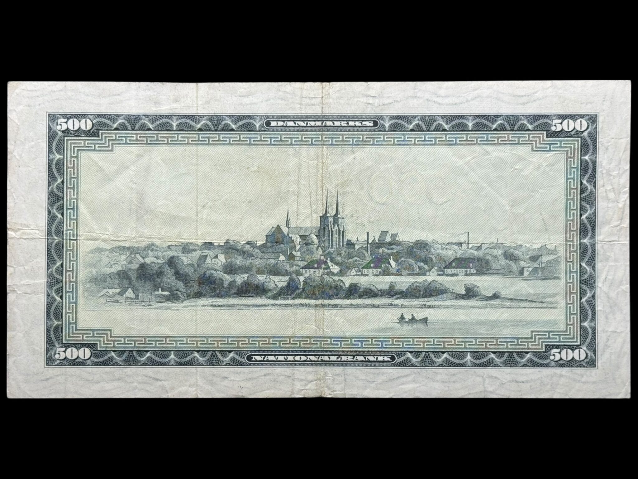 500 kroner 1967 A0, Riim/Hoffmeyer, Nr. 8500318, Sieg 138, DOP 147, Pick 47, Kva. 1-1+ - Image 2