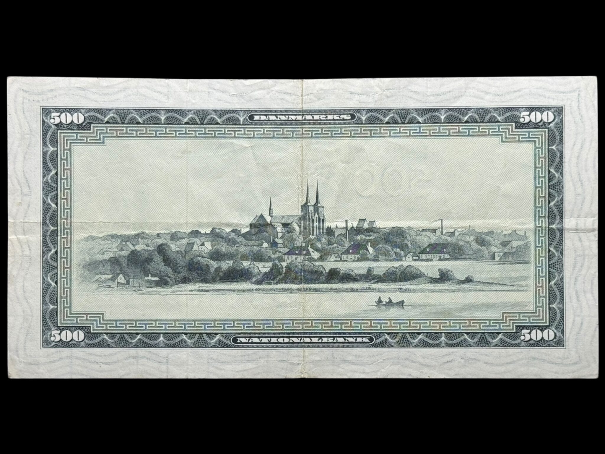 500 kroner 1967 A0, Riim/Hoffmeyer, Nr. 8602661, Sieg 138, DOP 147, Pick 47, Kva. 1+ - Image 2