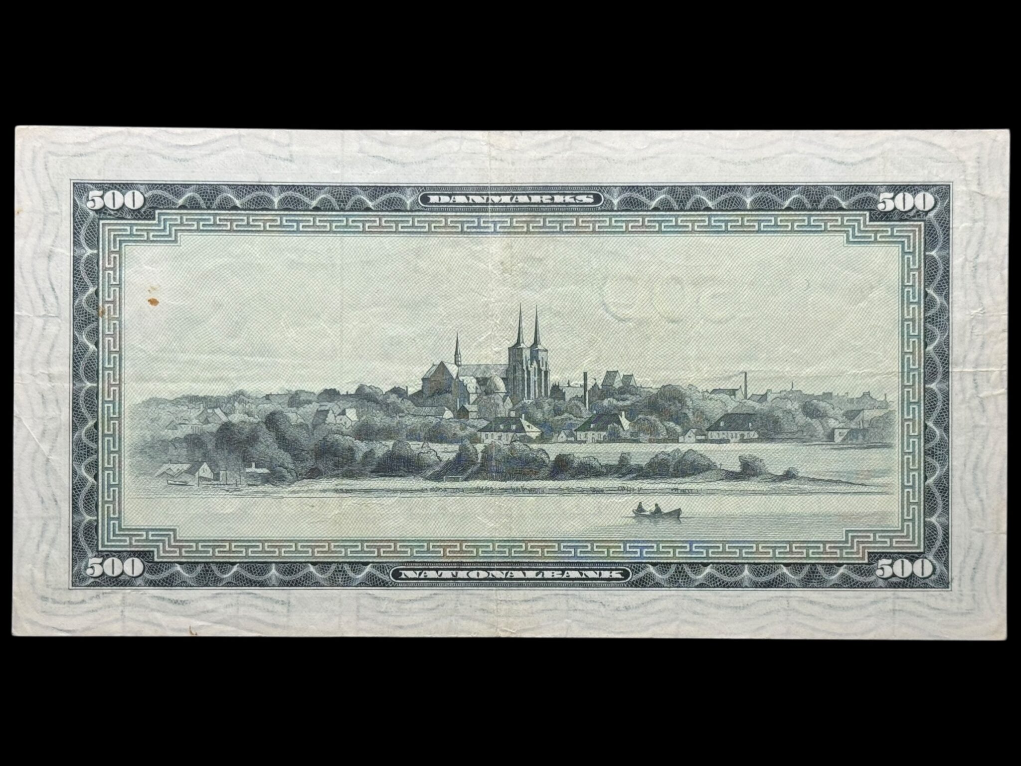 500 kroner 1967 A0, Riim/Sunesen, Nr. 8979386, Sieg 138, DOP 147, Pick 47, Kva. 1+ - Image 2