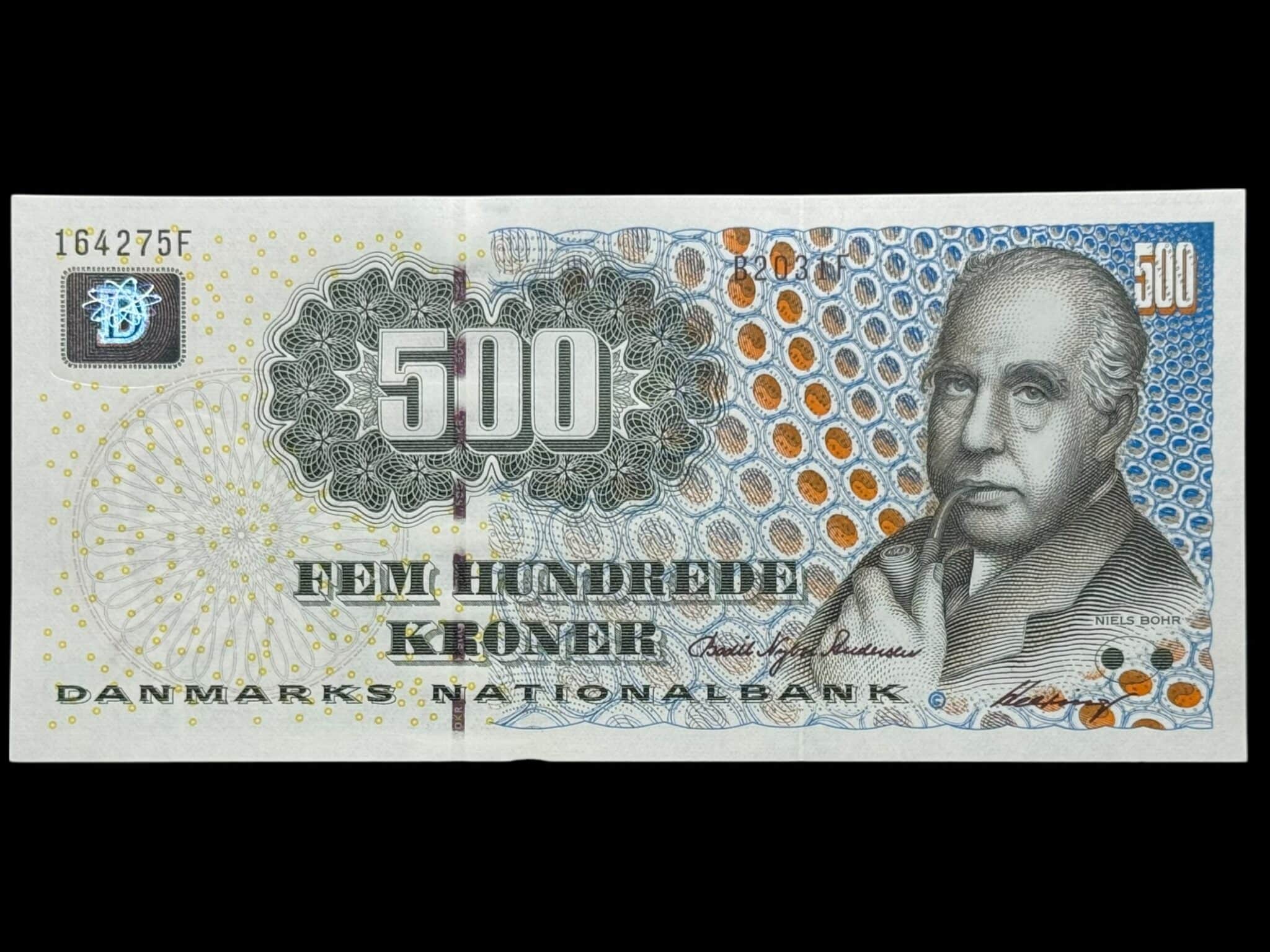 500 kroner 2003 B2, Heering/Bodil Nyboe Andersen, Nr. 164275F, Sieg 154, DOP 163, Pick 63, Kva. 0