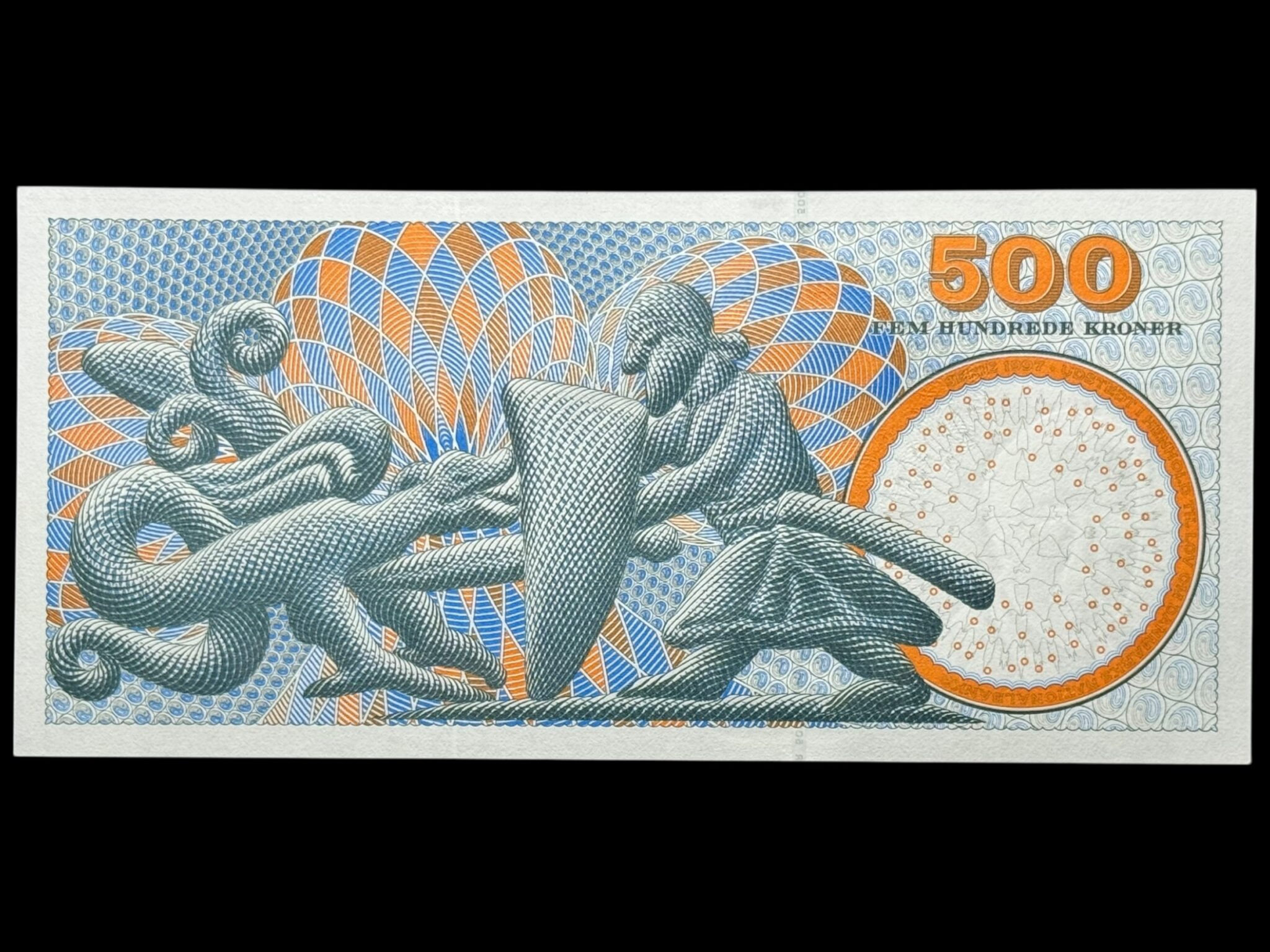 500 kroner 2003 B2, Heering/Bodil Nyboe Andersen, Nr. 164275F, Sieg 154, DOP 163, Pick 63, Kva. 0 - Image 2