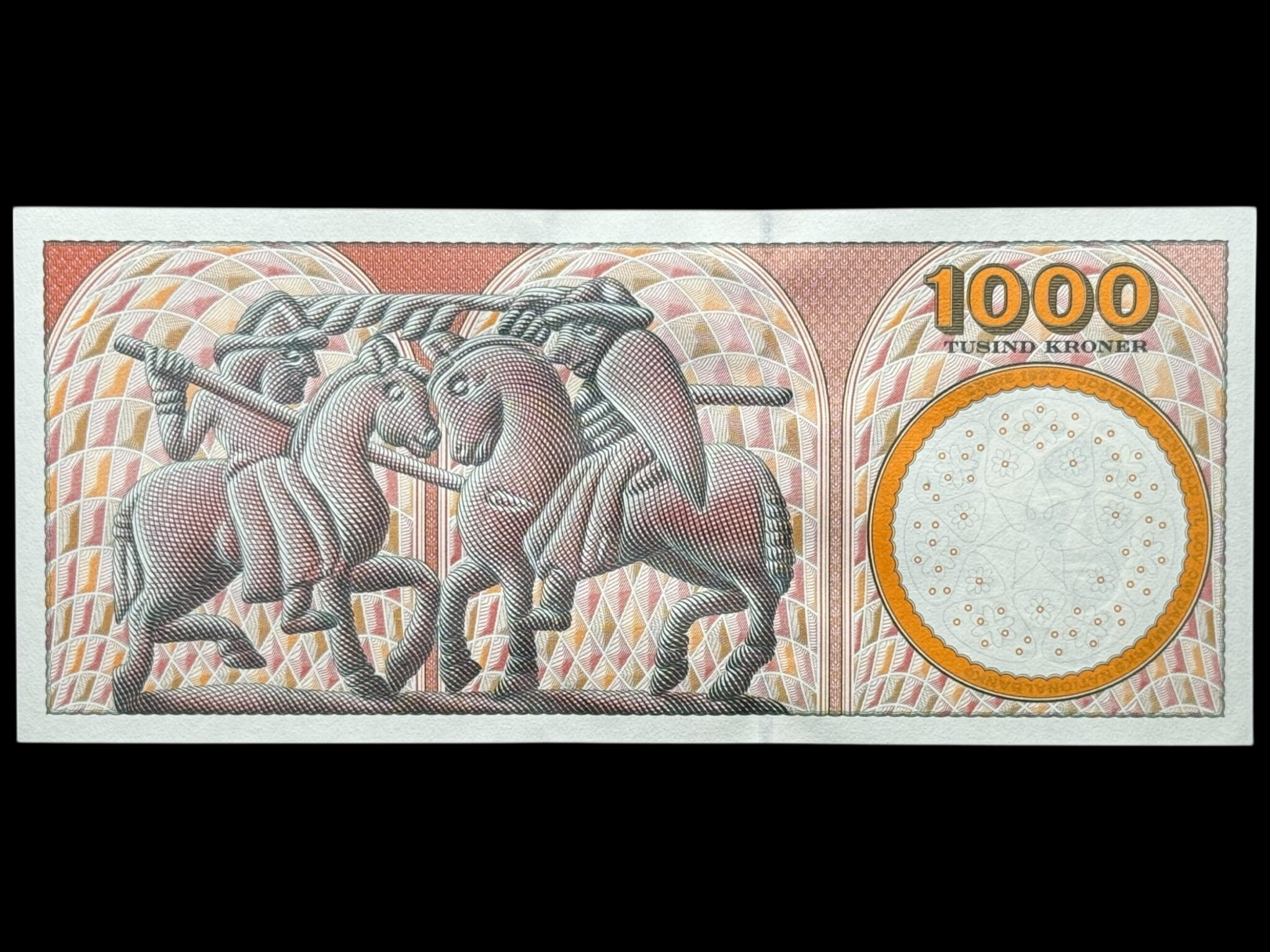 1000 kroner 1998 A0, Heering/Torben Nielsen, Nr. 133730B-D, Sieg 150, DOP 159, Pick 59, Kva. 0 "Modelfoto" - Image 2