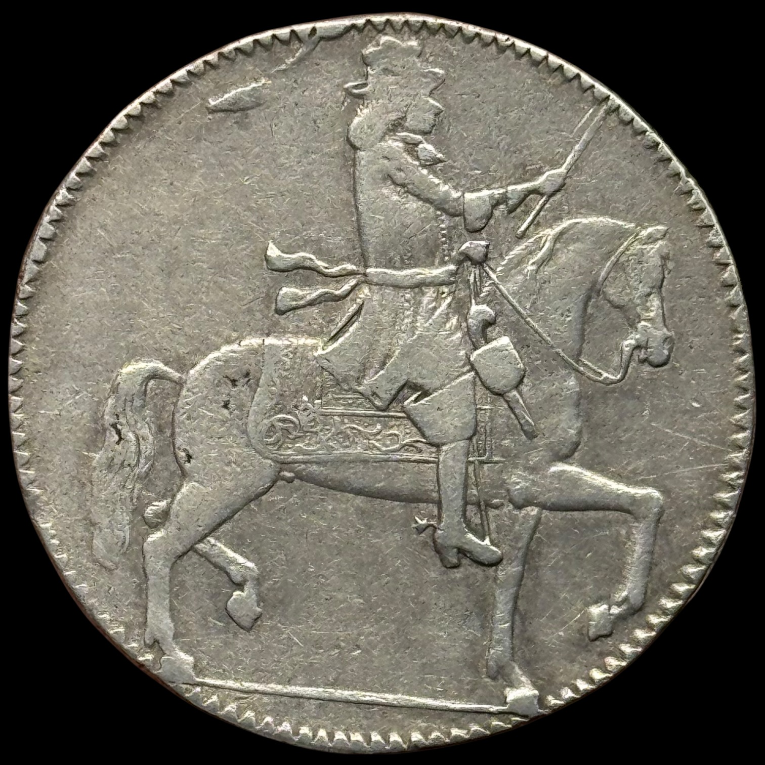 1675, 2 krone / 8 mark, glat bund, Chr.V, Sieg 56.1, Hede 72, Kva. 1+ - Image 2