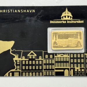 Guldbar, 5 gram, 999,9, Schöne Edelmetaal B.V, Danmarks Kultarskat, Nr. 35/500.