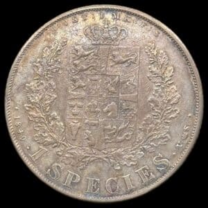 1849 VS, Våbenspeciedaler, Fre.VII, Sieg 6.1, Hede 4A, Kva. 1+