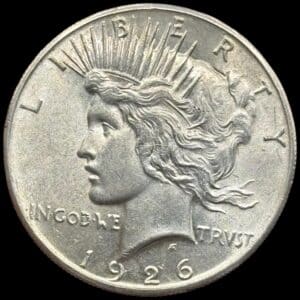 USA, Peace dollar 1926, KM 150, Kva. 0-01