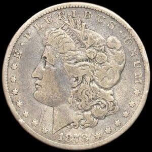 USA, Morgan dollar 1878 CC, KM 110, Kva. 1