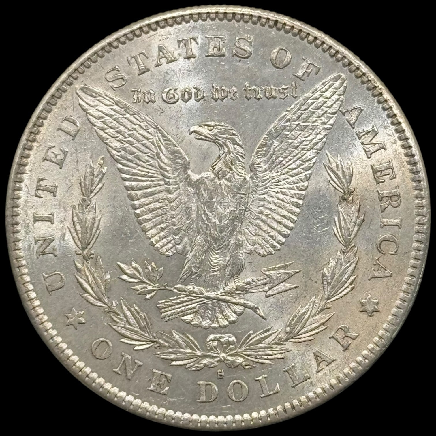 USA, Morgan dollar 1878 S, KM 110, Kva. 0-01 “Medaljeprægskarakter” - Image 2