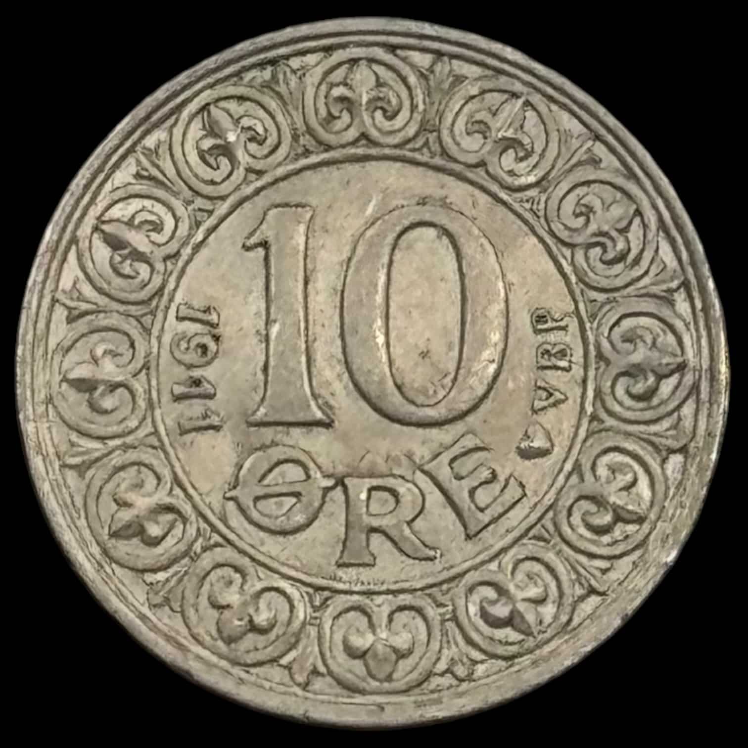 1911, 10 øre, Fre.VIII, Sieg 10.1, Hede 5, Kva. 0-01