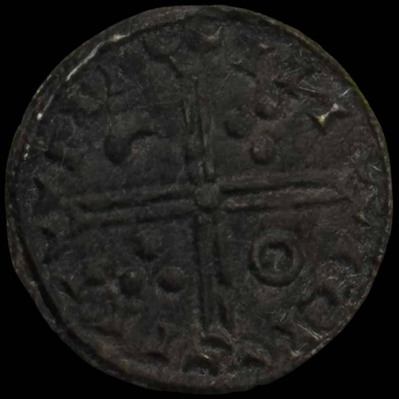 1047-1074, penning, Viborg, Svend Estridsen, Hbg. 57, 0,65 g, Kva. 1-1+ Korr. - Image 2