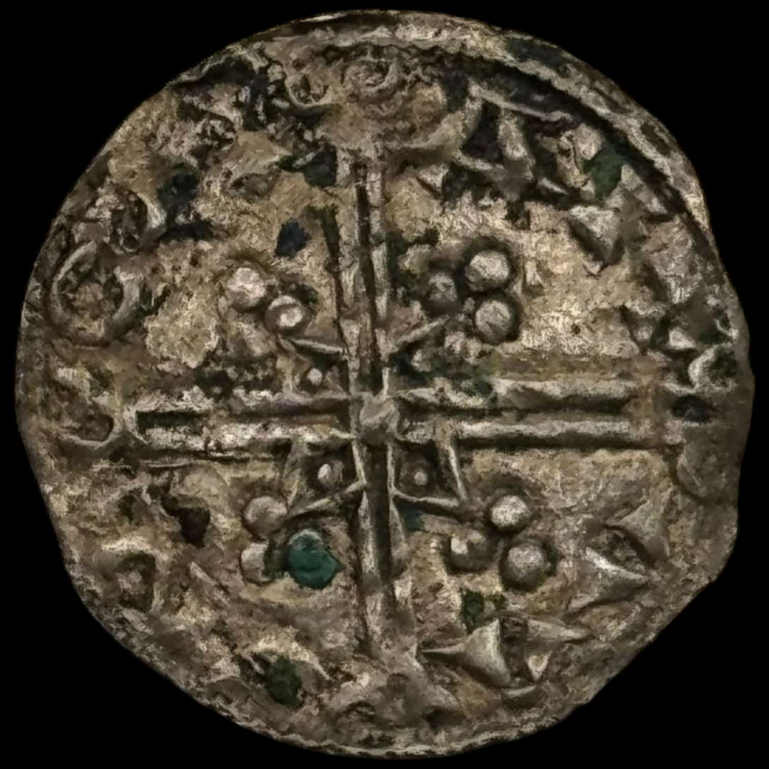 1047-1074, penning, Århus/AROS, Svend Estridsen, Hbg. 65, 0,61 g, Kva. 1+, ir pletter, let buklet, sjælden - Image 2