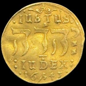 1645, 2 dukat, Chr.IV, Sieg 131.2, Hede 32, Kva. 1+, svage filespor, Ex. P.H. Knudsen IX, 02.05.2012, lot 68 "Uhyre sjælden"