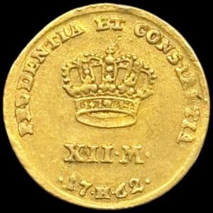 1762 K, 12 mark / Kurant dukat, Fre.V, Sieg 21.5, Hede 22E, Kva. 1+-01